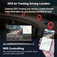 thumbnail image 5 of ACCEO Dash Cam UHD 4K para coche Cámara de visión nocturna con GPS WiFi CAR DVR Lente dual 4K frontal y cámara trasera 1080P Estacionamiento 24 horas, 5 of 5