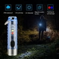 thumbnail image 2 of Mini Flashlight Keychain Flashlight High Brightness IP66 Waterproof Rechargeable One-Key Start Wide Application USB Charging LED Torchlight Emergency Lamp Camping Supplies, 2 of 6