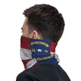 thumbnail image 2 of Cooling Neck Gaiter Face Cover Scarf North Carolina Flag Protection Mask Windproof Hiking Cycling Running For Men Women, 2 of 7