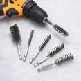 thumbnail image 6 of Uxcell 304 Stainless Steel Bore Brush Cleaning Twisted Wire Brush with Handle 1/4" Hex Shank for Tubes Ports Bearings Silver 22mm 6pcs, 6 of 6