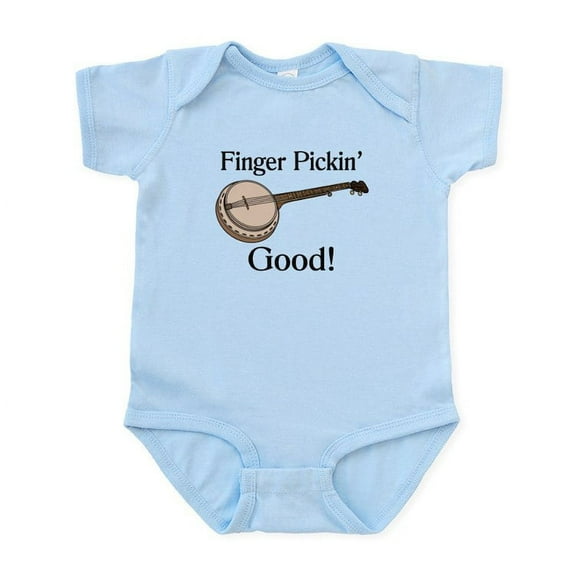 CafePress - Banjo Is Finger Pickin Good Infant Bodysuit - Baby Light Bodysuit, Size Newborn - 24 Months