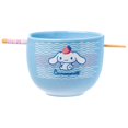 thumbnail image 1 of Cuenco de arroz con fideos ramen de cerámica, plateado, Buffalo Hello Kitty, 1 of 6