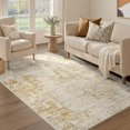 thumbnail image 2 of x Area Rug Living Room Rugs - Washable Neutral Modern Abstract Soft Thin Large Rug Indoor Floor No Slip Rug Carpet for Bedroom Under Dining Table Home Office Decor -, 2 of 9