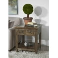 thumbnail image 4 of Coast To Coast Imports Crossroads Natural Millstone One Drawer End Table, 4 of 5