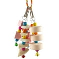 thumbnail image 4 of Flmtop Grindstone Bell Pet Parrot Bird Bite Teeth Grinding Toy Cage Hanging Decor, 4 of 8