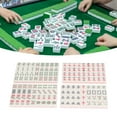 thumbnail image 1 of Small Mahjong Toy, Light Portable Small Traditional Mahjong  for Home ,Blue,Green,Ivory, 1 of 8