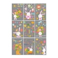 thumbnail image 2 of Hxoliqit Kids Bedroom Set Rabbit Glass Sticker Decal Holiday Decorations Spring Kids Room Home Kitchen Decor 9pc, 2 of 5