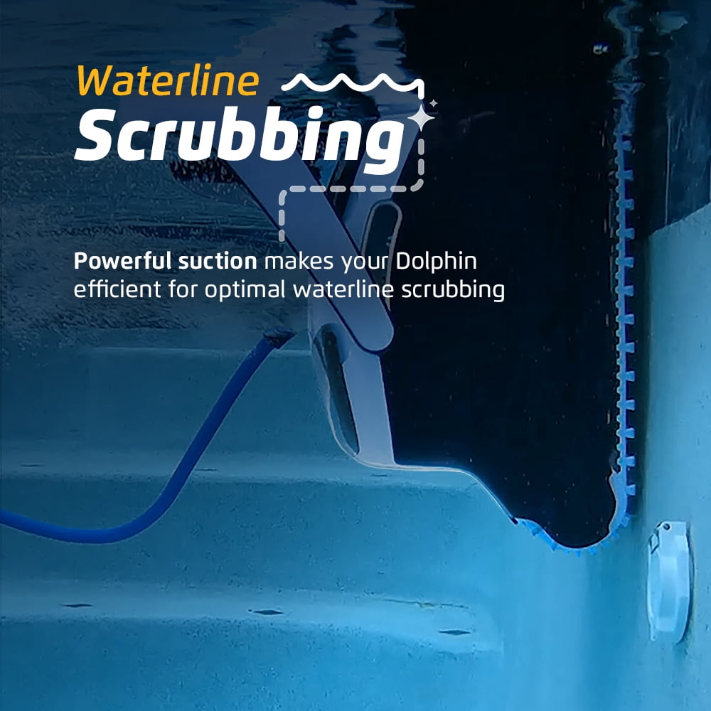 Dolphin (2026 Model) Explorer E40 Wi-Fi Robotic Pool Vacuum Cleaner Pools up to 50 FT - Waterline Scrubber Brush