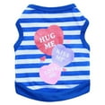 thumbnail image 1 of Greeniant Ropa Camisa Chalecos de verano Patrón Rayas Disfraces de moda Ropa de cuello para perro Chihuahua Cachorro azul XL Type3 NO3 Greeniant PT003730-15B, 1 of 6