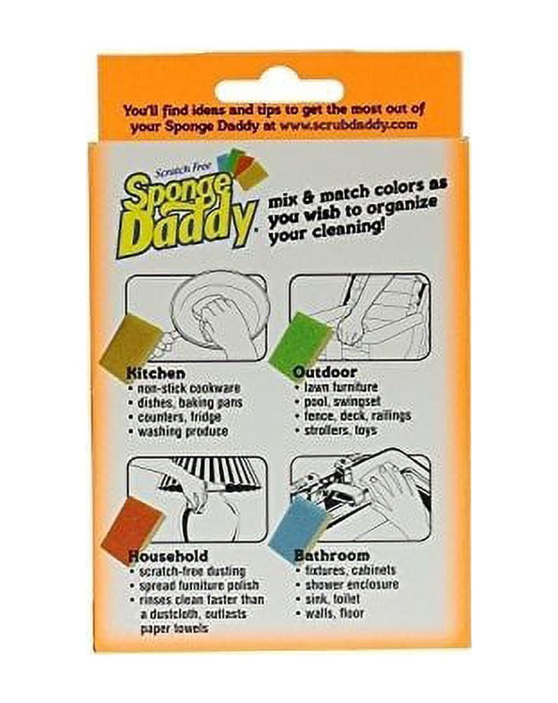 Save on Scrub Daddy Sponge Daddy Dual-Sided Sponge + Scrubber