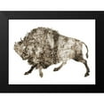 thumbnail image 2 of Phillip, Jamie 18x15 Black Modern Framed Museum Art Print Titled - Rustic Bison 3, 2 of 5