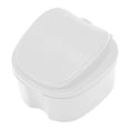 thumbnail image 1 of Unique Bargains 1 Pc Braces Box with Strainer Portable Braces Storage Box White, 1 of 5