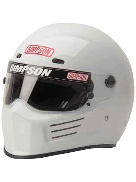 Racing 7210051 SA2020 Super Bandit Racing Helmet Adult XXL White
