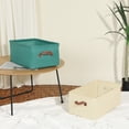 thumbnail image 7 of Unique Bargains Fabric Storage Cube Bin for Shelves Collapsible Storage Basket 1 Pcs Green, 7 of 7