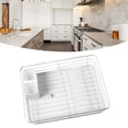 thumbnail image 1 of Dish Drying Rack, 16.9in Long 12.4in Wide Dish Drainer Metal  for Kitchen, 1 of 7