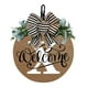 thumbnail image 1 of Placa Colgante Personalizada para Puerta de Entrada | Decoración de Temporada de 30 X 30 Cm con Cinta | Elija Entre 26 Letras para Un Letrero de Bienvenida Personalizado, 1 of 2
