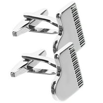 LABSERRON 1 Pair Mens Cuff Jewelry Alloy Cufflinks with Piano Modeling for Tuxedo and Business Shirts