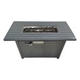 thumbnail image 3 of Living Source 24'' H x 54'' W Steel Outdoor Fire Pit Table with Lid, 3 of 5