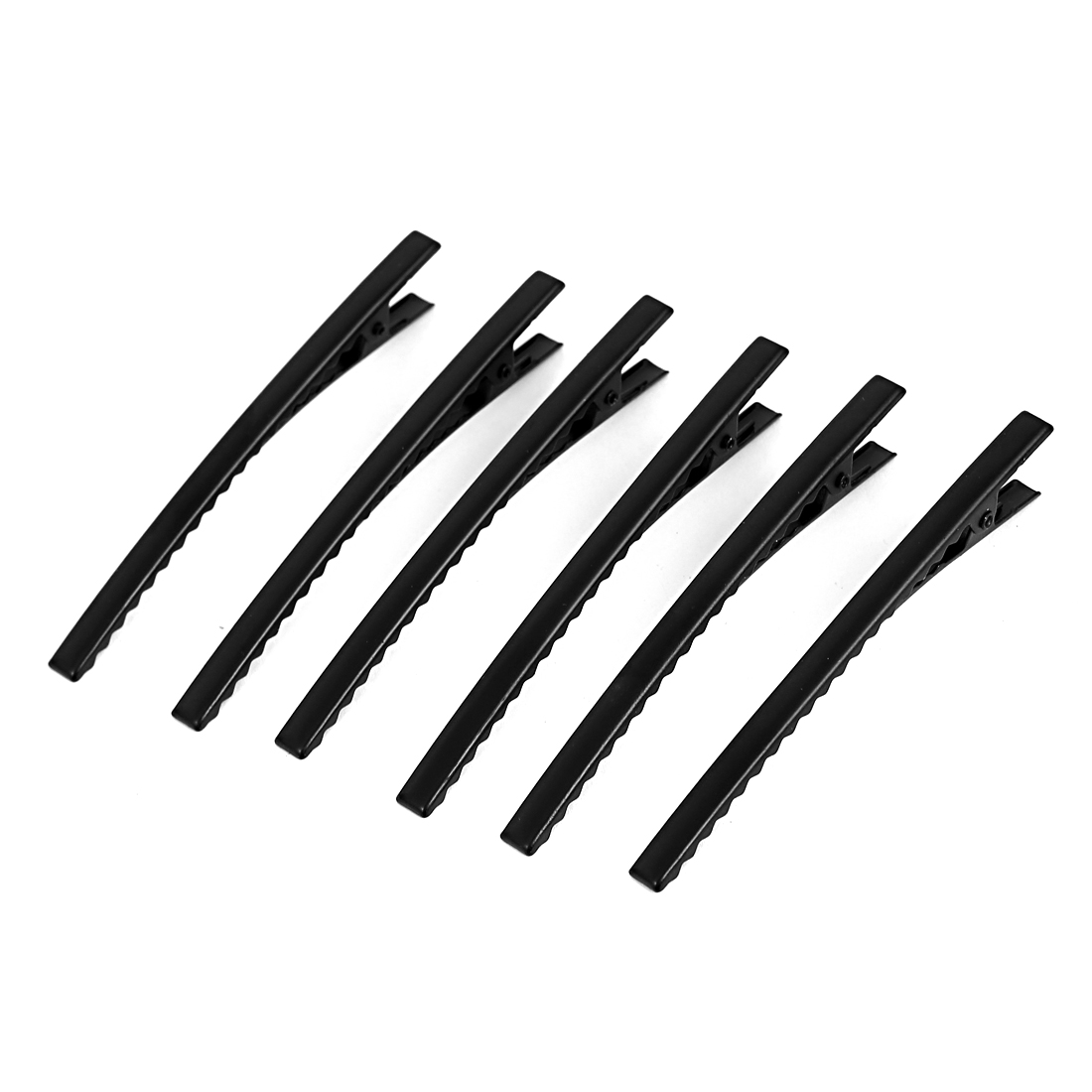 Metal Single Prong DIY Hairstyle Hair Clip Black 6pcs Walmart Canada