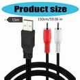 thumbnail image 6 of USB To 2RCA Composite Sound Video Converter Cable Accessories For Streaming Media Camcorder To PC/TV Sound Transfer 1.5m, 6 of 10