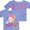 Purple, variant on JoJo Siwa Girls Short Sleeve Crewneck T-Shirt- Little and Big girls Sizes 4-20