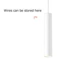 thumbnail image 4 of FSLiving 7W LED Track Linear Look Pendant Lights H-Type Track Light with Adjustable Height Industrial LED Linear Style for Dining Room 1 Light Idea for Large Plant Light Customizable White 11.8″, 4 of 9