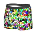 thumbnail image 2 of Disketp Colorful Tie Dye Stained Glass Men'S Boxer Briefs,Soft And Breathable Cotton Underwear With Comfortflex Waistband, 2 of 9
