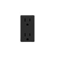 thumbnail image 1 of Leviton RKR15-OB Renu 15-Amp Tamper Resistant Receptacle Color Change Kit, Onyx Black, 1 of 1