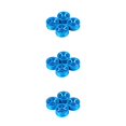 thumbnail image 2 of Vogacara Cubo de rueda de 4 piezas Llantas de neumáticos de servicio prolongado Instalación práctica Diseño único Reemplazo de estabilidad práctica azul 3piezas Vogacara CBP191742, 2 of 6