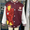 Iron-Man Burgundy, variant on Marvel Boys Bomber Jackets The Iron Man Red Varsity Lightweight Sweatshirts Gift Fall Spring 2-9Y