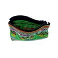 thumbnail image 2 of Mini Multicolored Tribal Pattern Woven Lightweight Coin Purse Zipper Pouch - Womens Fashion Handmade Bags Boho Travel Accessories, 2 of 2