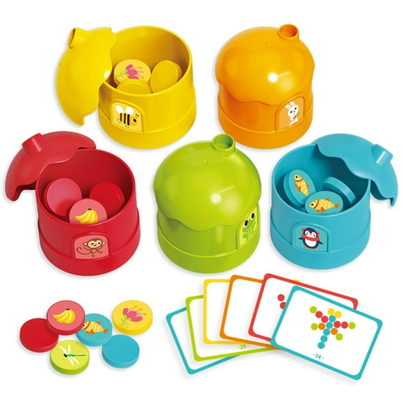 Educación Temprana Taza de clasificación Regalo Rompecabezas Juguetes de desarrollo Juego Cognición Práctico para fiesta preescolar Guardería Hugo Rompecabezas a juego