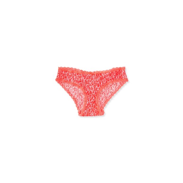 Aeropostale Womens Sheer Cheetah Hipster Cut Bragas, Naranja, Mediano Aeropostale Corte Hipster