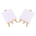 thumbnail image 1 of 72Set Artists 5 Inch Mini Easel +3 Inch X3 Inch Mini Canvas Set Painting Craft DIY Drawing Small Table Easel Gift, 1 of 7