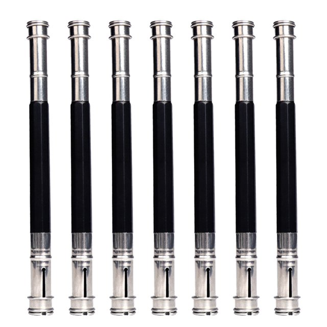 7 extensores de lápiz de metal, resistentes, portátiles, para dibujo artístico, para artistas, escuela y hogar.