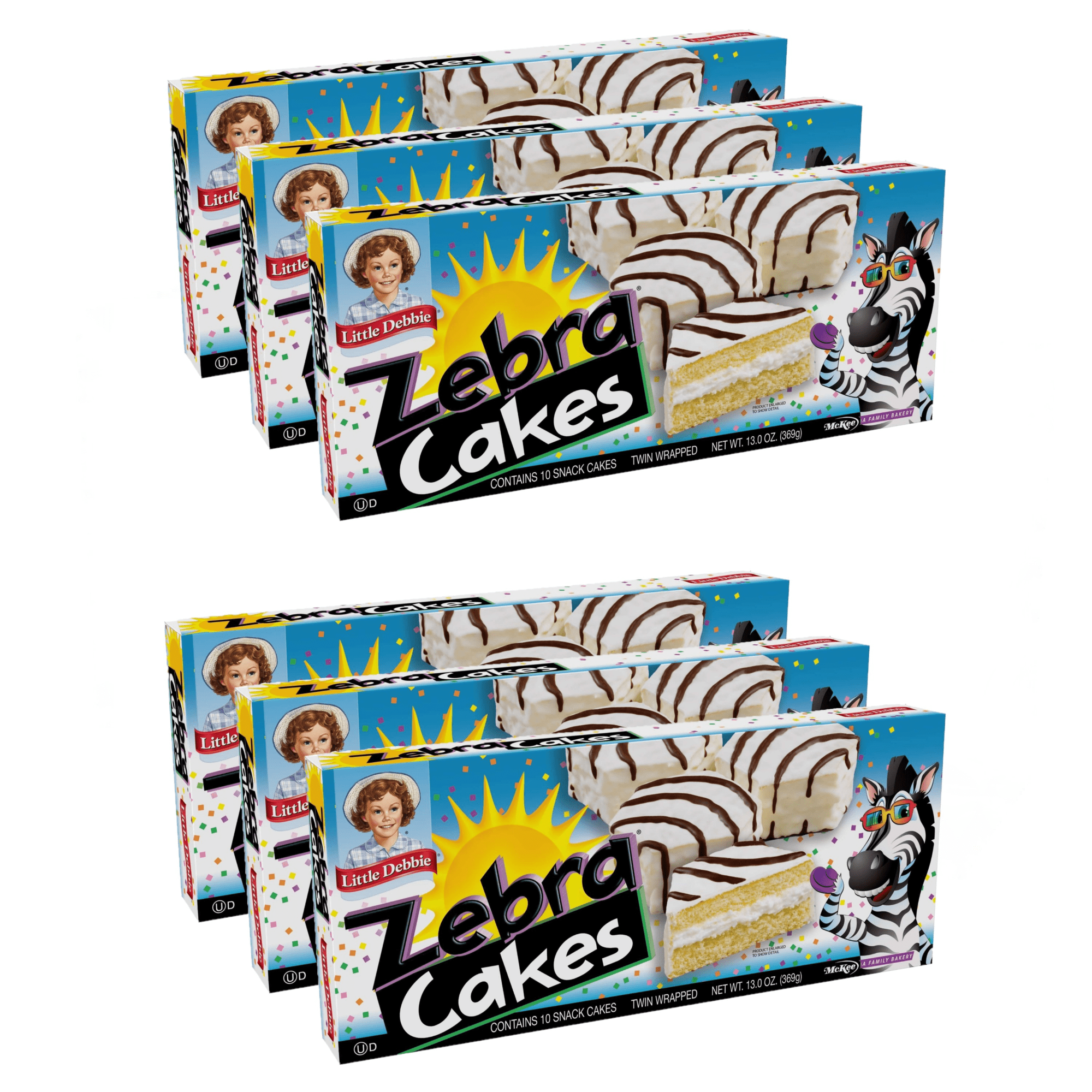 Little Debbie Zebra Cakes, Contains 10 Snack Cakes (Twin Wrapped) 6