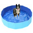 thumbnail image 2 of Piscina para mascotas Piscina para perros Piscina para gatos Mesa de arena Lavabo de baño Piscina plegable, Azul, (30x10cm), 2 of 5