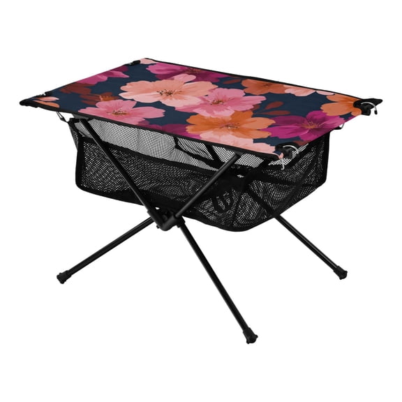 Outdoor Folding Table Portable Picnic Camping Table For Garden Fishing Beach Blooming