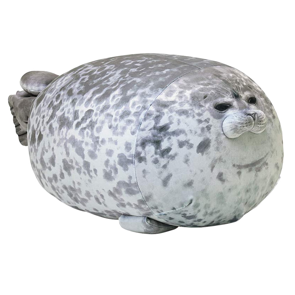 Chubby Blob Seal Plush Pillow Animal Toy Cute Ocean Animal Stuffed Doll 40/60cm 