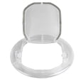 thumbnail image 3 of Porte pour Chat, ABS Facile à Installer Porte Intérieure Transparente pour Chat Intérieur Solide, 3 of 8