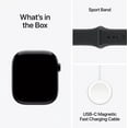thumbnail image 5 of Restored Apple Watch Series 11 - GPS + Cellular - 46MM Space Gray Aluminum Case with Unity Bloom Sport Band - M/L (Refurbished), 5 of 5