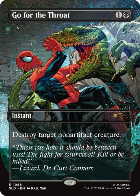 Magic the Gathering Secret Lair x Marvel's Spider-Man: Villainous Plots (Non-Foil)