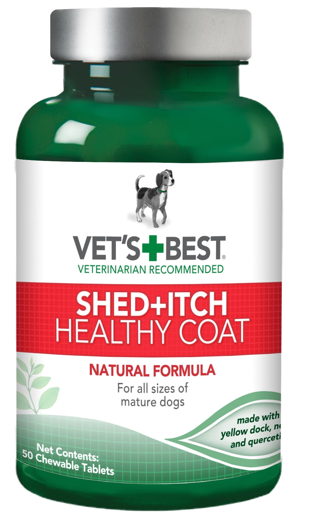 Vet's Best Healthy Coat Shed & Itch Relief Dog Supplements Relieve