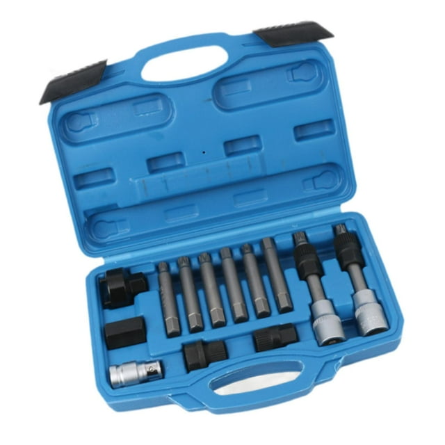Colaxi 13 Pieces Alternator Pulley Removal Tool Set Engine Belt Disassembly Remover