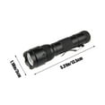 thumbnail image 3 of ddioayh 1200 Lumens Bright LED Flashlight with Type-C Charging, 5 Modes High Power Long Range Zoomable Tactical Light for Outdoor Camping Hiking Emergency, 3 of 8