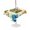 Cream, variant on Outdoor Tablecloth with Umbrella Hole for Patio/Picnic/Party/Camping, Blue Yellow Cartoon Truck Waterproof Table Cloth Round Cover Washable, Cute Engineering Vehicle (Dia 60")