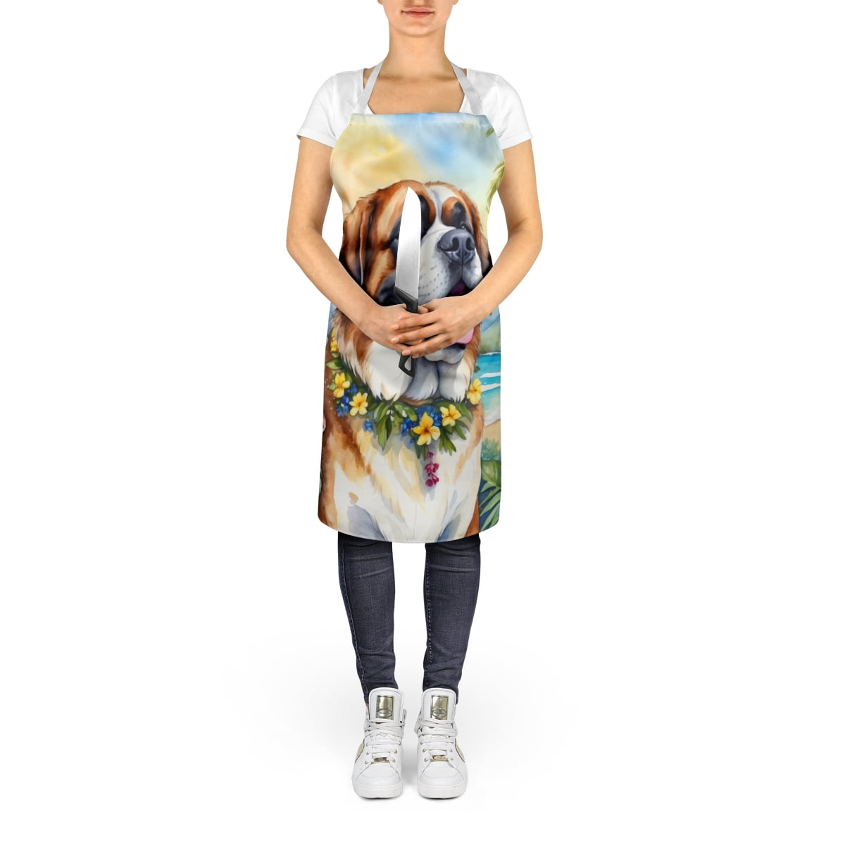 Yorkshire Terrier Luau Apron