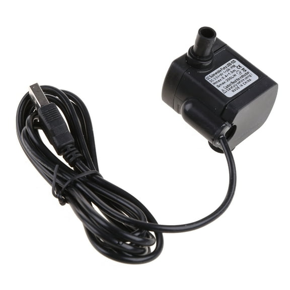 DC3.5V-9V 3W USB Submersible Water Pump Quiet Mini Fountains Water Pump for Aquariums Fish Tank, Pond, Fountain