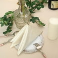 thumbnail image 3 of Balsa Circle 20 Pieces 20" x 20" Ivory Premium Velvet Napkins Home, 3 of 7