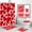 romantic decorations, variant on 4 Piece Valentine'S Day Shower Curtain Set Carpet Toilet Lid U Shaped Cushion Mat Bathroom Christmas Cur Holiday Renovation